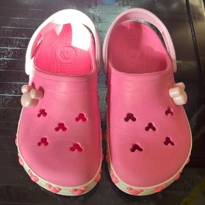 Disney pink crocs